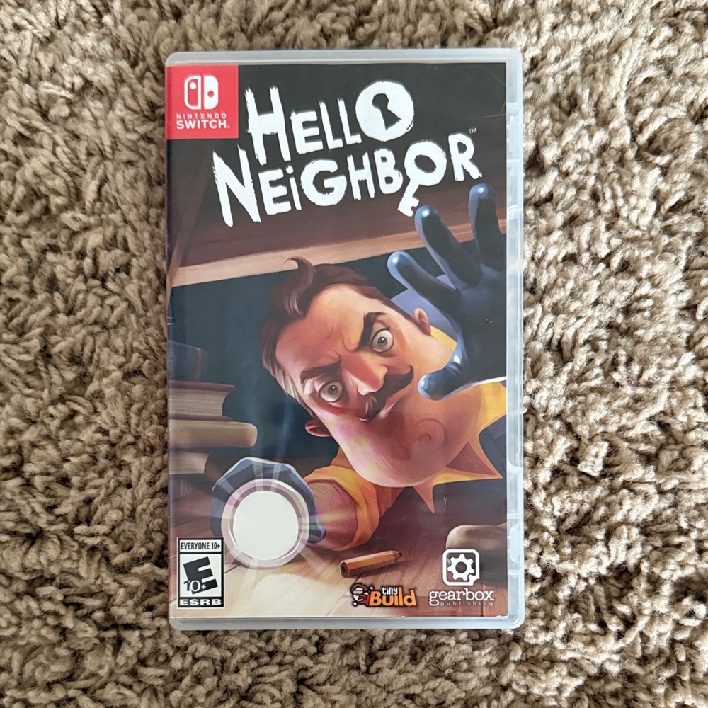 Nintendo Switch Game with Red and Black Cover